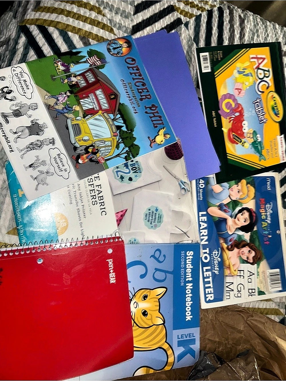 Crayola Educational Activity Workbooks Set (Little used )